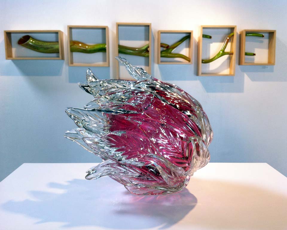 alt="Glass Sculptures, Robert Stern"