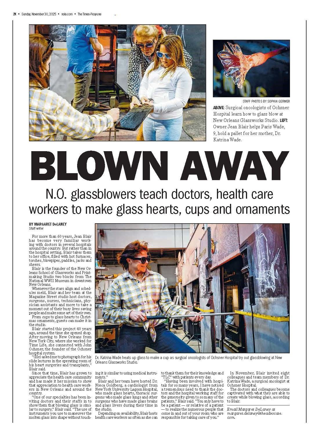 Check us out in The Times-Picayune!